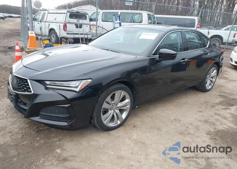 2021 Acura Tlx Technology Package z USA, uszkodzony, nr VIN 19UUB5F45MA015307